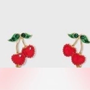 Sugarfix by BaubleBar CherryDrop Earrings. NWT